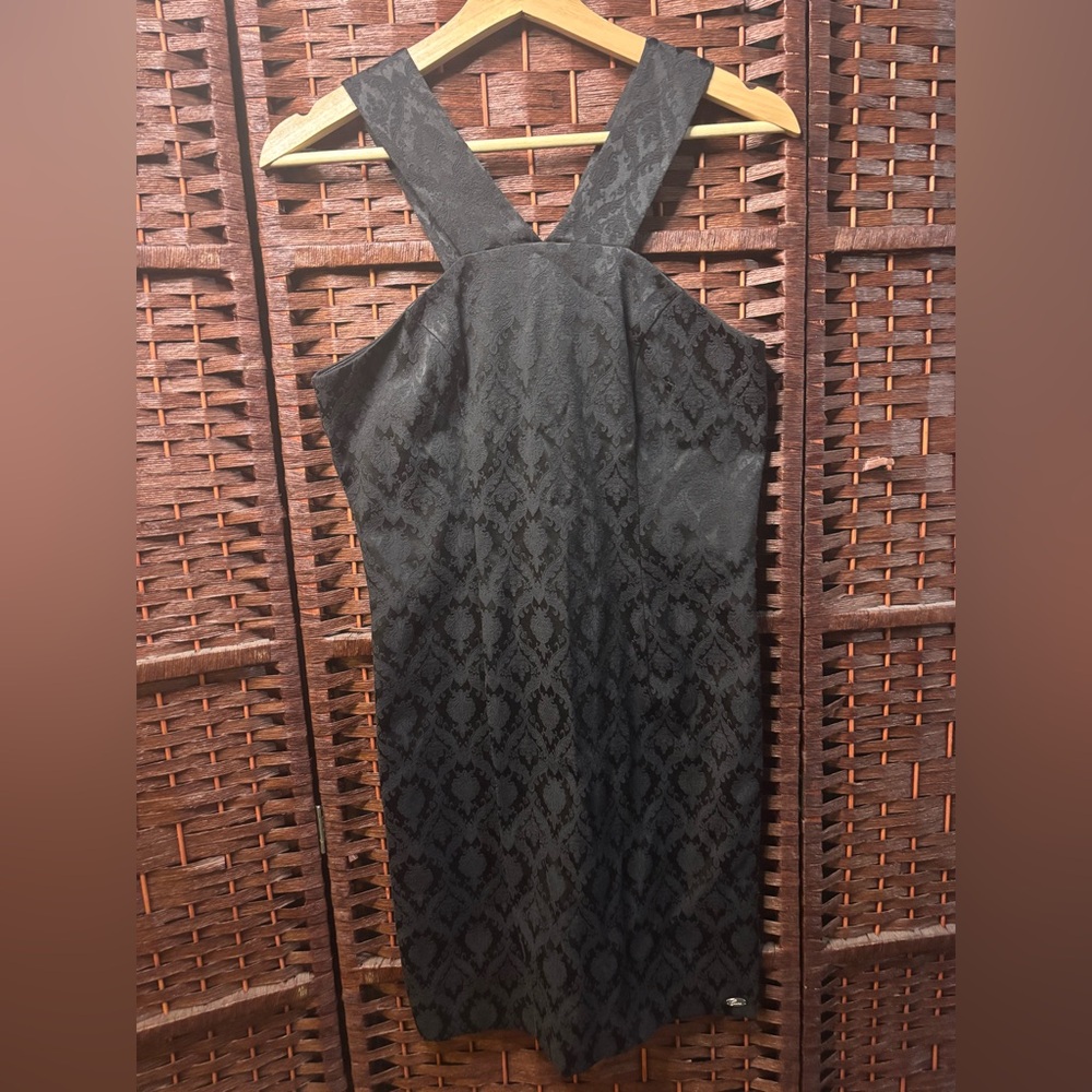 GUESS Black Jacquard Dress